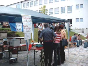 Stand auf Schulfest